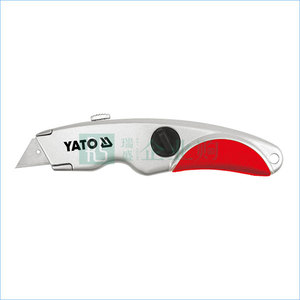YATO/易爾拓 實用刀 YT-7520 鋁合金/紅色膠柄 帶3刀片 