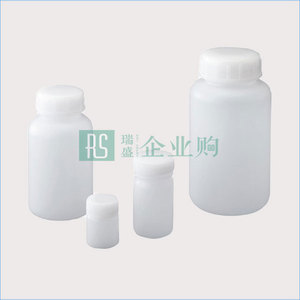 AS ONE/亞速旺 標準規格瓶(圓形廣口) 白色 1L 10-2828-55 使用溫度范圍：0～70℃ 1L 1個