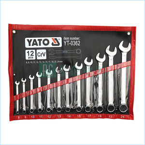 YATO/易爾拓 兩用扳手組套（12件） YT-0362 12件