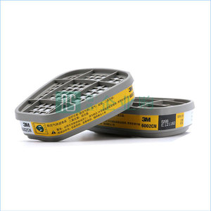 3M 6000/7500/FF-400系列防毒滤盒 6003CN 防护有机&酸性气体 1包