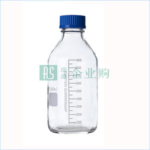 KIMBLE/肯堡 透明玻璃藍蓋試劑瓶 14395-1000 1000mL 101×225mm 1個