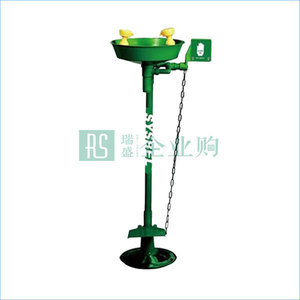 SYSBEL/西斯貝爾 立式洗眼器(綠色) WG7033FG 304不銹鋼 95×35×26.5cm 1套