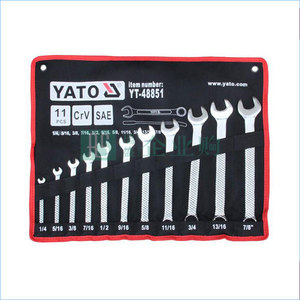 YATO/易爾拓 英制兩用扳手組套 YT-48852 16件 1/4"-1.1/4" 1套
