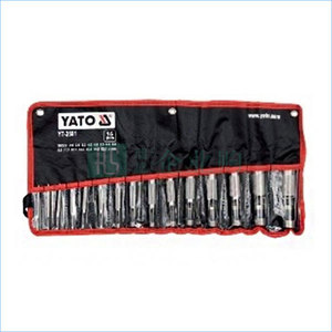 YATO/易爾拓 沖孔器組套（15件） YT-3591 15件 2.0-22mm 1套
