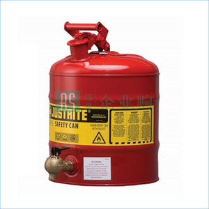 JUSTRITE/杰斯瑞特 鋼制安全架式分裝罐 7150150Z 19L 紅色 1個